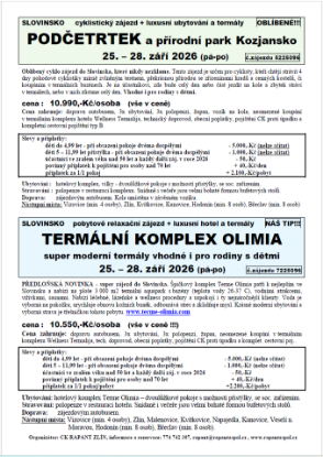 Obrázek PODČETRTEK a OLIMIA - leták