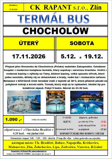 Obrázek Chocholow - leták
