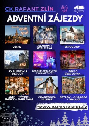 Obrázek ADVENTNÍ ZÁJEZDY leták